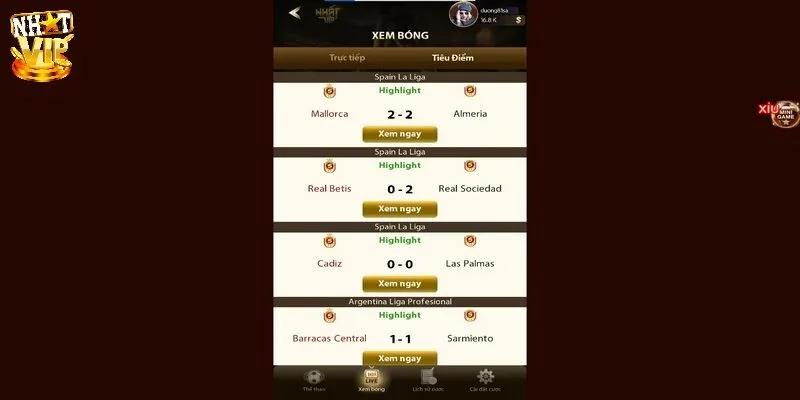 GIới thiệu thể thao trực tuyến