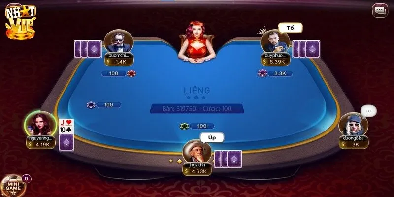 Hướng dẫn cách xếp bài Liêng online