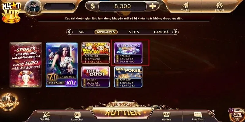 Đôi nét về mini game Kim Cương