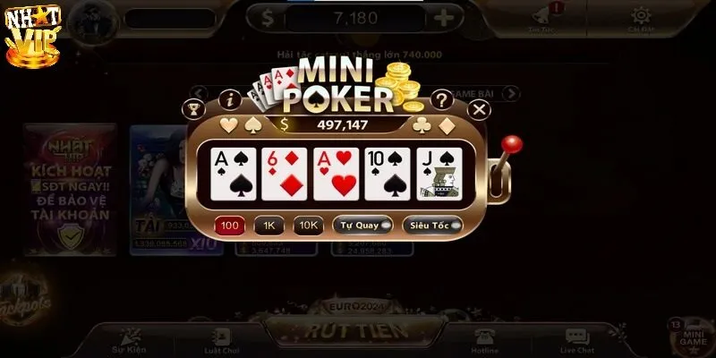 Mini Poker - Game Quay Hũ Đổi Thưởng Hấp Dẫn Nhất 2024
