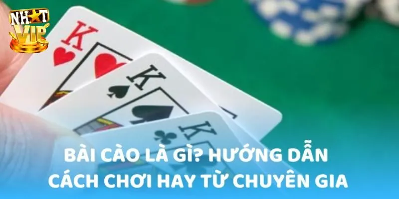 Bài Cào - Hướng Dẫn Cách Chơi Đơn Giản Từ Cao Thủ Nhatvip