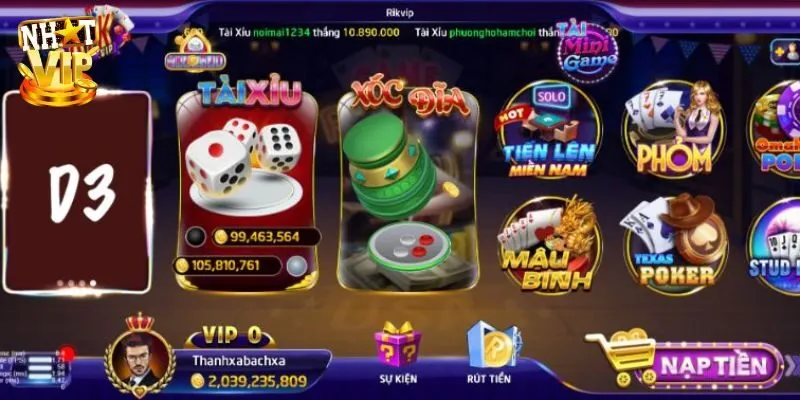 Cổng game Rikvip