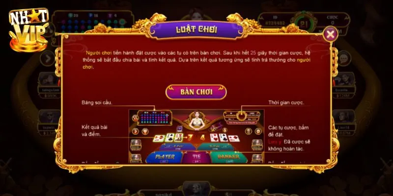 Luật chơi baccarat kim tài đơn giản cho newbie